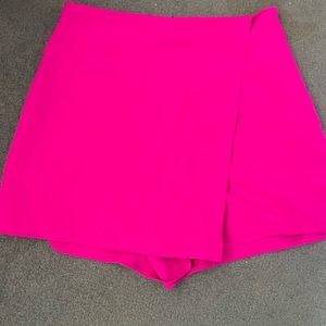 Express Hot Pink Mini Skort